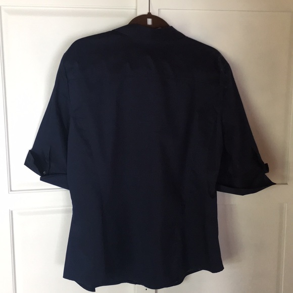 Classic Navy Blue Top by New York & Company - Picture 4 of 8
